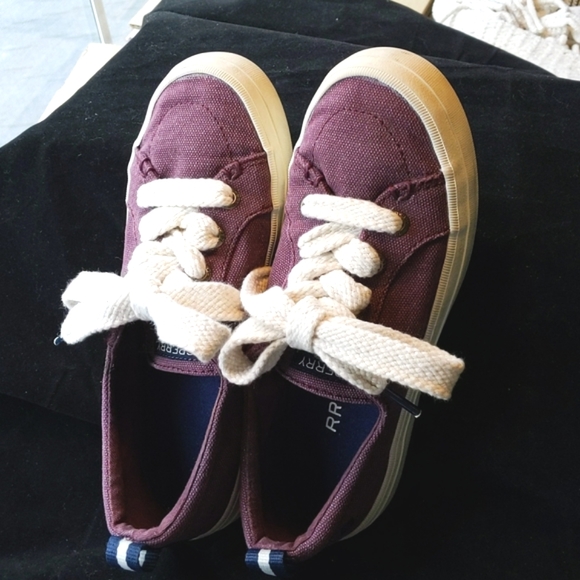 Sperry Womens Purple Crest Vibe Chubby Lace Up Sneaker, Size 5 - Picture 4 of 9